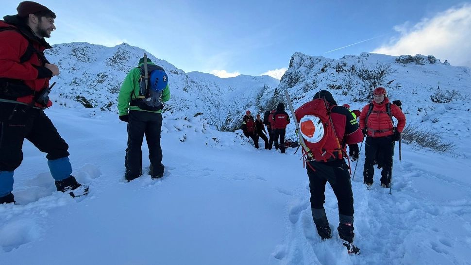 Turist dispărut în Munții Bucegi. Salvamontiștii continuă căutările: echipele intervin în condiții dificile/ Facebook