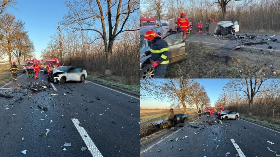 Trafic blocat pe DN1, în județul Bihior. FOTO: eBihoreanul