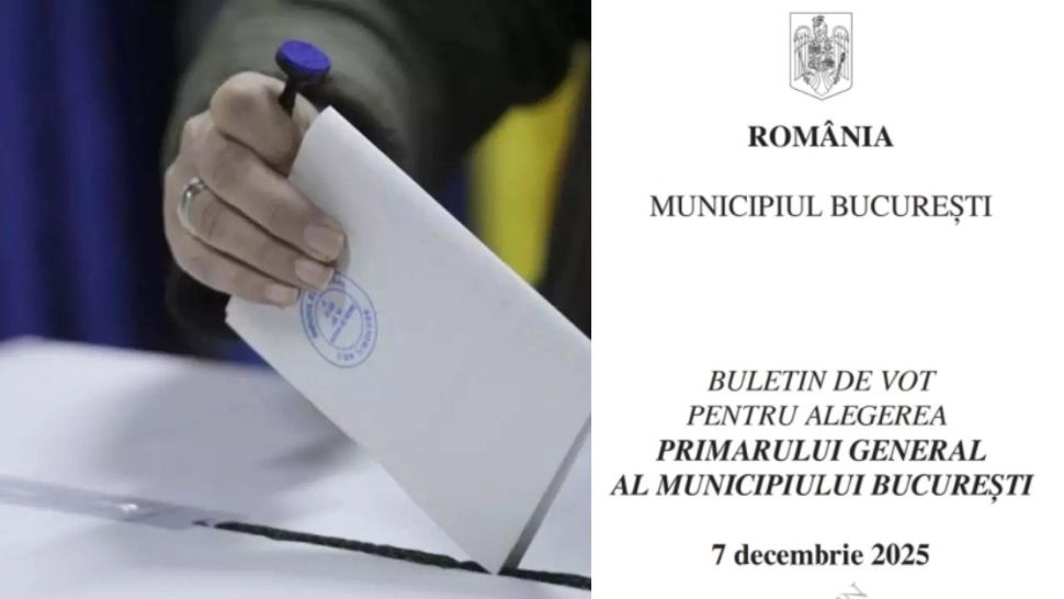 Cum arată buletinul de vot pentru alegerile de duminică