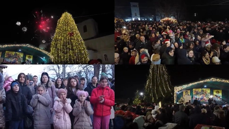 Bucurie și emoție în curtea Episcopiei Hușilor