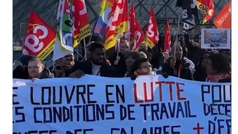 Grevă la Luvru. Muzeul s-a închis. Foto/Captură video