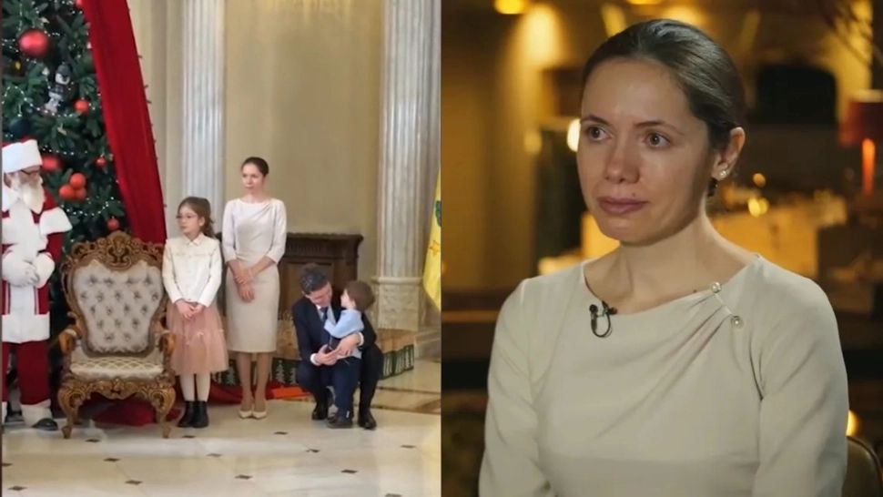 Mirabela Grădinaru, îmbrăcată de vedeta nelipsită de la Cotroceni.