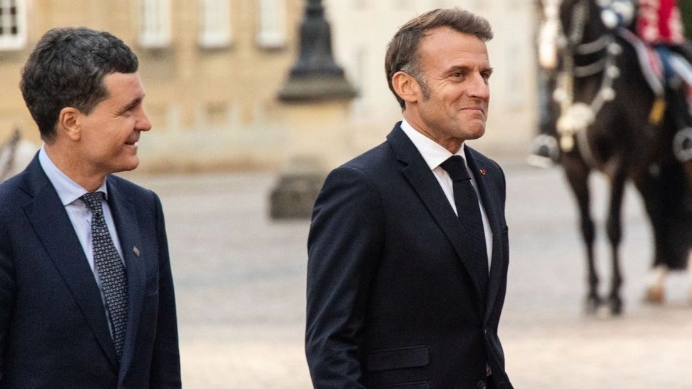 Nicușor Dan se întâlnește cu Emmanuel Macron la Palatul Élysée/ Profimedia
