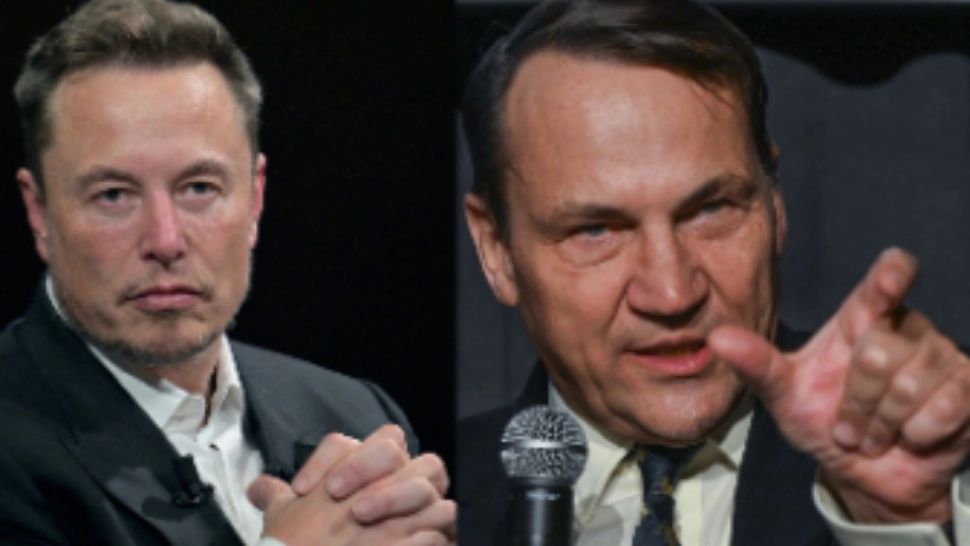 Elon Musk/Radosław Sikorski. Foto: Profimedia