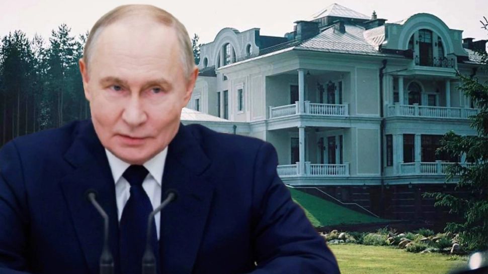 Vladimir Putinși locuința sa din Novgorod. Foto: Colaj Profimedia