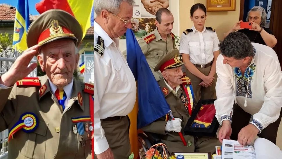 Ioan Vasile Banu, singurul veteran decorat de președinte, a murit. Foto/FB