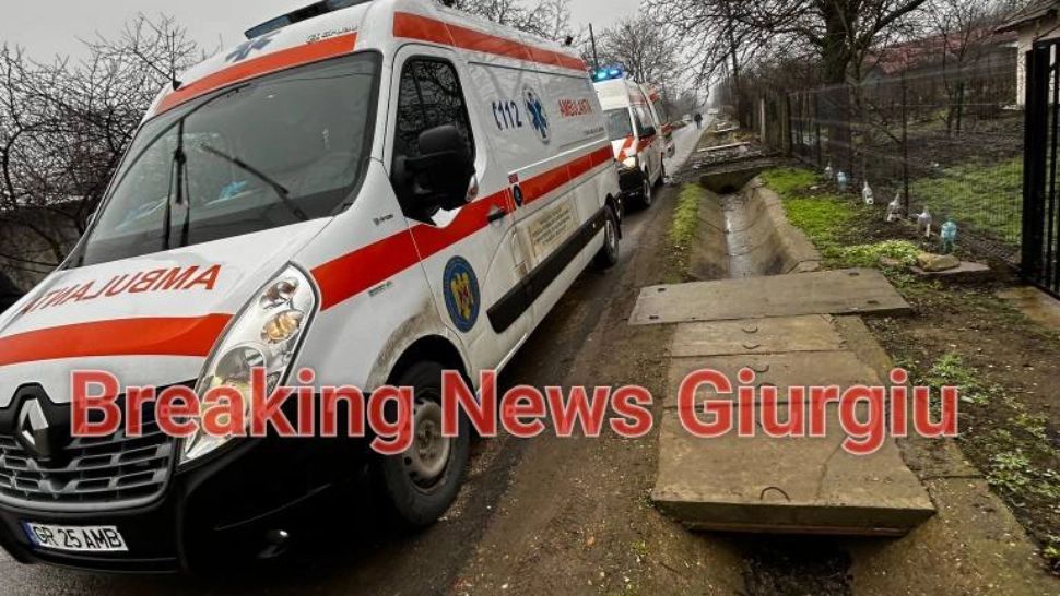 Moarte cumplită în Giurgiu: un bărbat a murit, iar soția sa a ajuns la spital după o posibilă intoxicație cu gaz