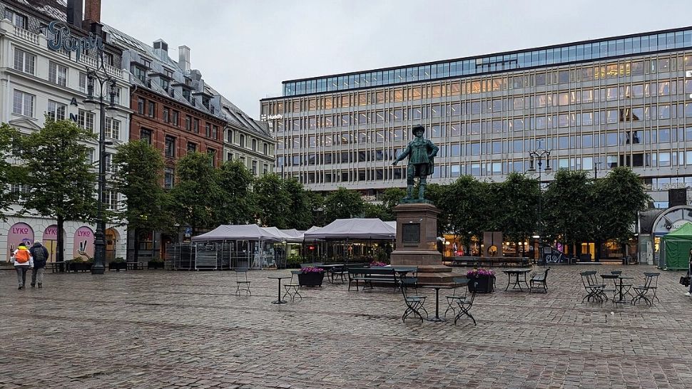 Piața centrală din Oslo