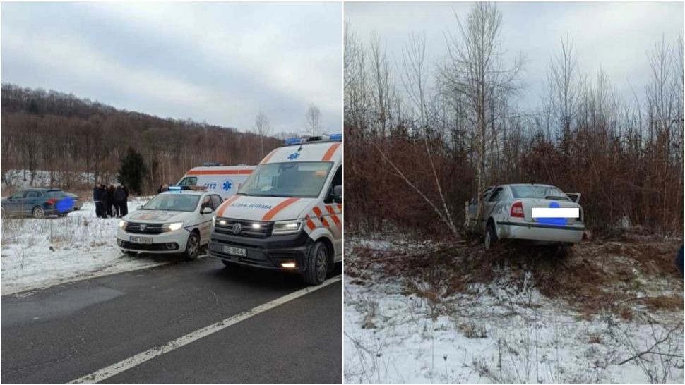 Accident pe DN7C Transfăgărășan. FOTO: SAJ Sibiu