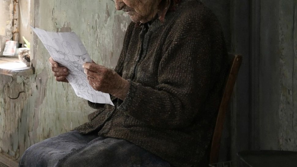 O bătrână din Vaslui are zile când nu îi ajung banii să își cumpere măcar o pâine. 