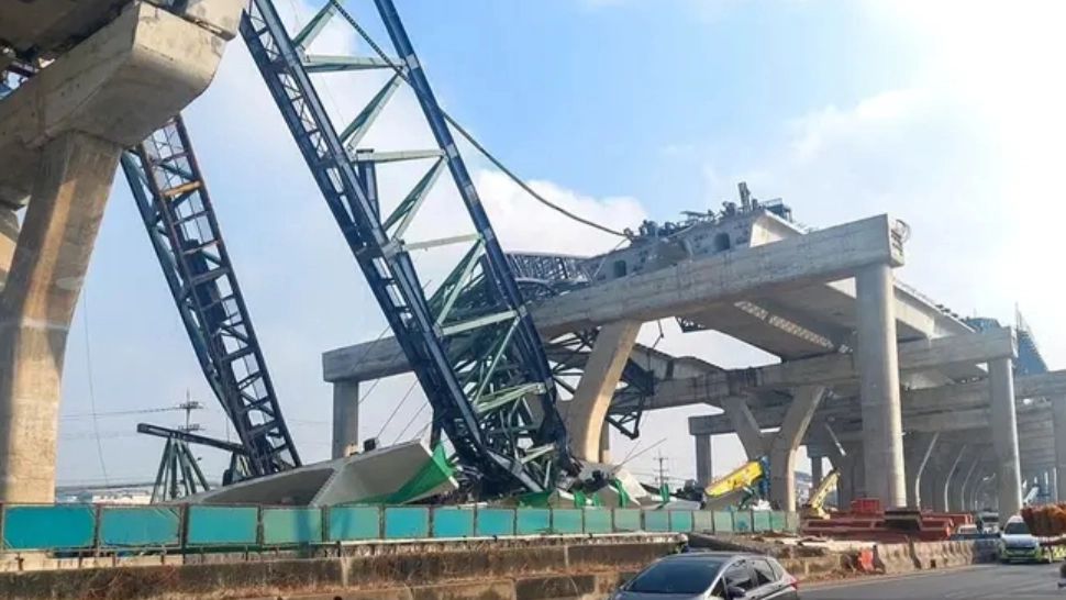 O altă macara s-a prăbușit în Thailanda, la doar o zi distanță de la tragedia care a ucis peste 30 de oameni.