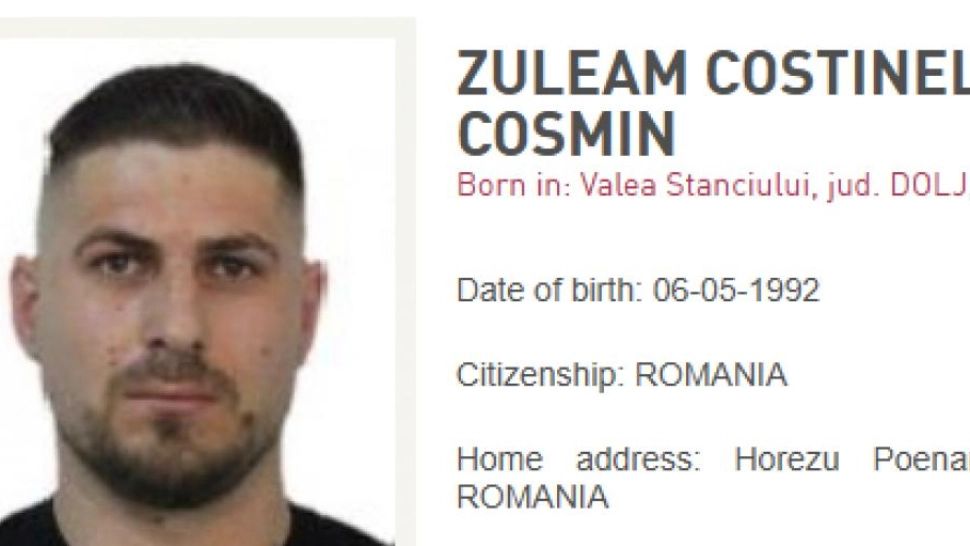 A fost prins Costinel Zuleam, unul dintre criminalii lui Adrian Kreiner.