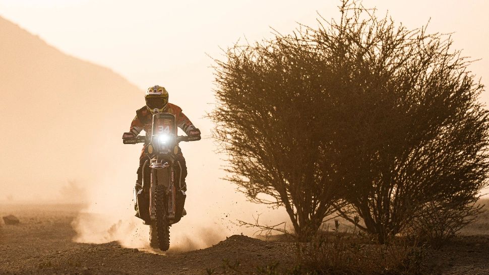 Emanuel Gyenes, locul 1 la Dakar 2026, la categoria moto. Foto/FB Gyenes