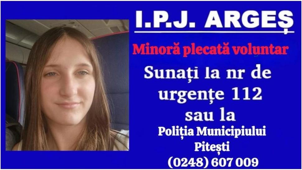 olițiștii caută o minoră de 12 ani care a plecat de acasă și nu s-a mai întors 