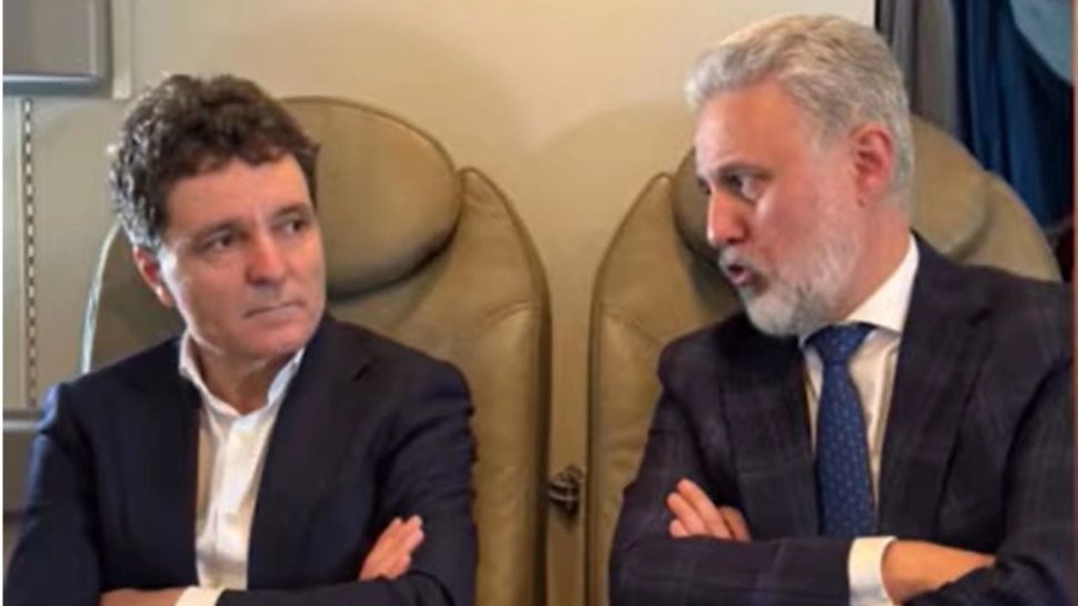 Marius Lazurca  și Nicușor Dan
