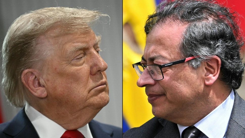 Donald Trump și Gustavo Petro. Foto: Profimedia
