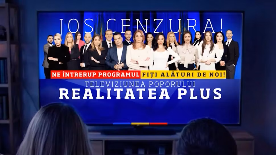 Emisia Realitatea Plus, întreruptă astăzi timp de 3 ore (18:00–21:00)
