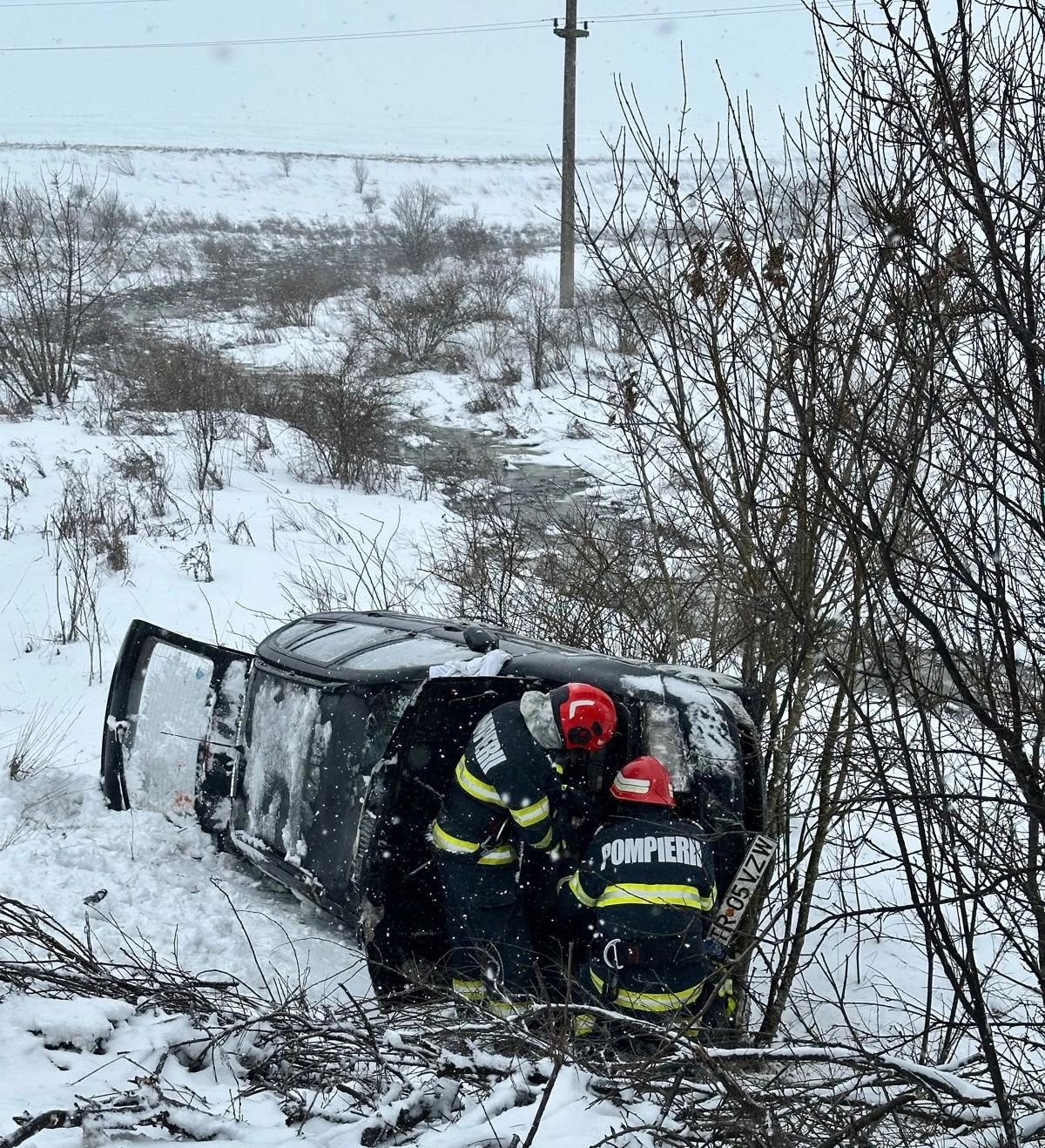 Accident grav pe E70, între Teleorman și Giurgiu. Un bărbat a fost rănit și transportat la spital