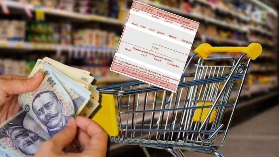 Pensia medie, mult sub coșul minim de consum
