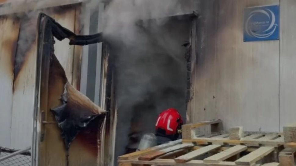 Incendiu la Spitalul Militar din Brașov. 