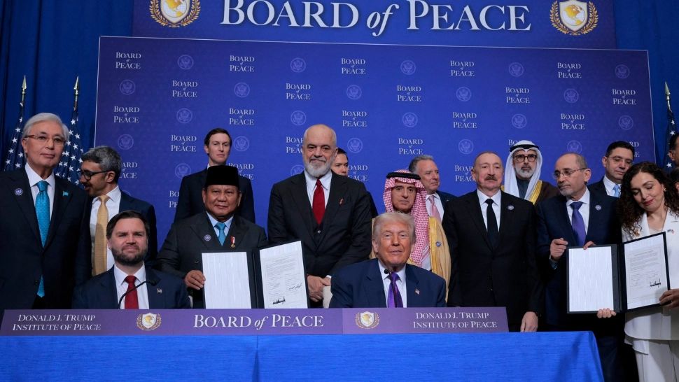 Donald Trump la Consiliul pentru Pace. Foto: Profimedia