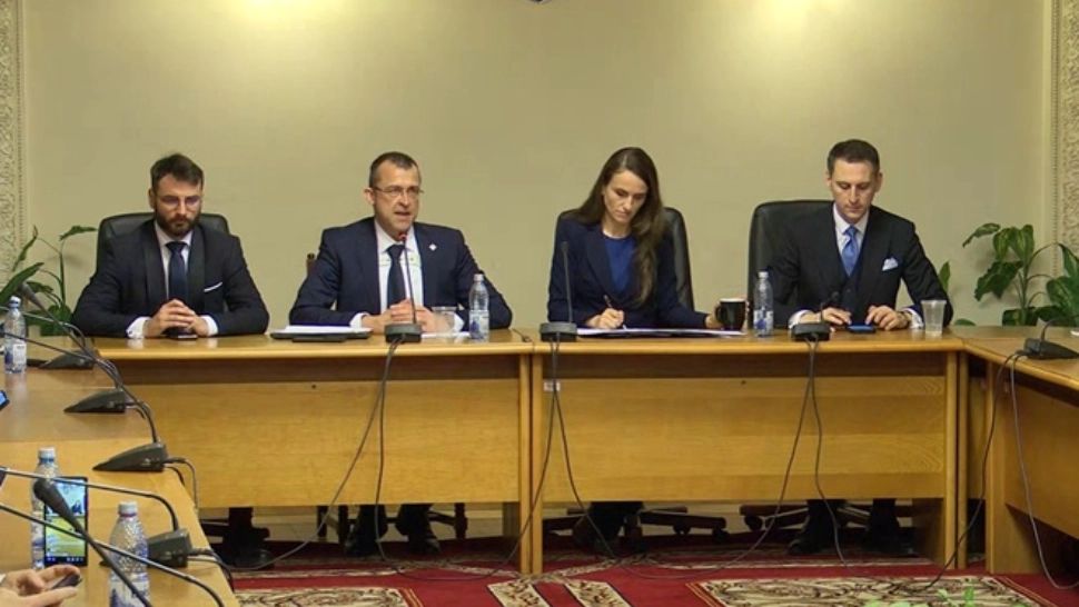 Oana Țoiu, la audieri în Parlament