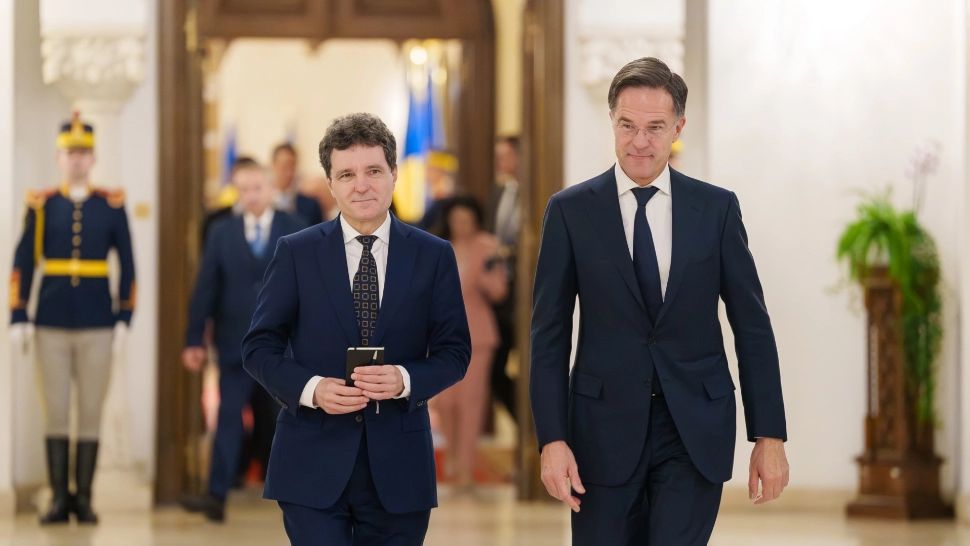 Președintele Nicușor Dan se întâlnește joi cu Mark Rutte. FOTO: presidency
