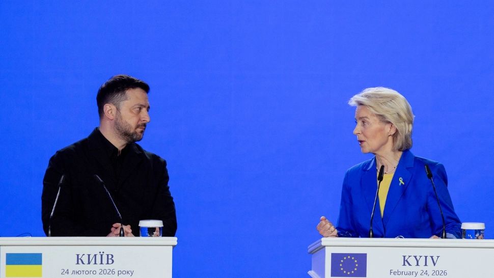 Volodimir Zelenski și Ursula von der Leyen (Profimedia)