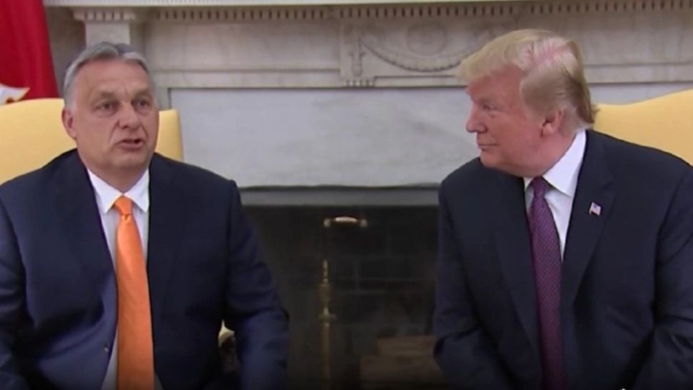 Donald Trump îl susține pe Viktor Orban.