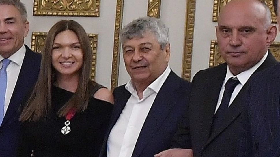 Simona Halep și Mircea Lucescu. Sursa foto: iAMSport.