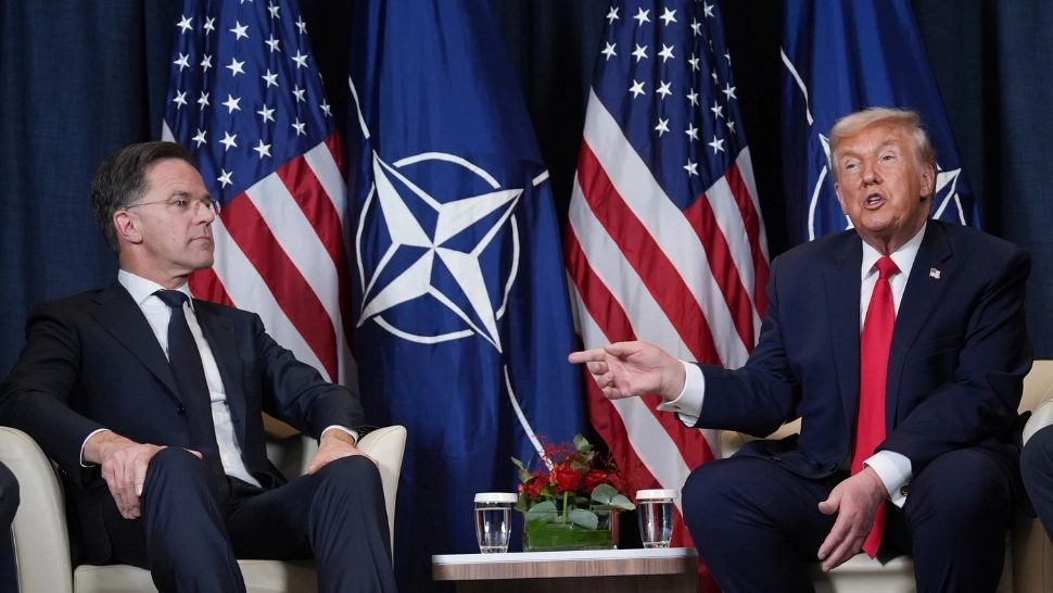 Donald Trump și Mark Rutte. Foto: Profimedia