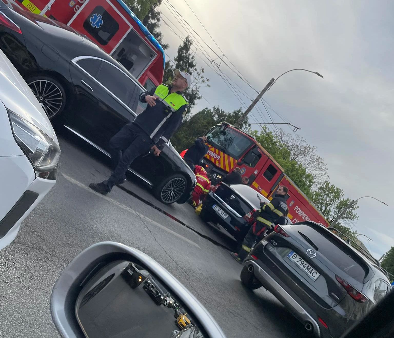 Accident rutier în București