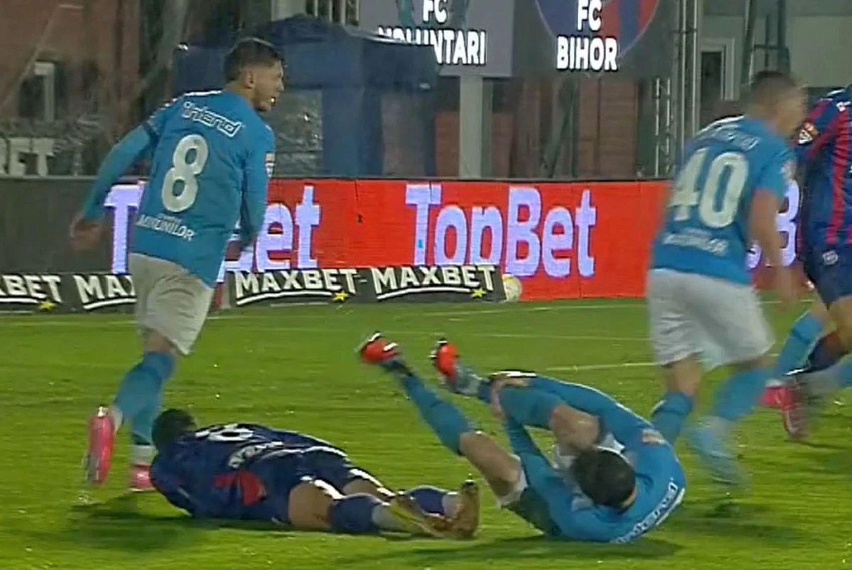 Accidentare pe teren