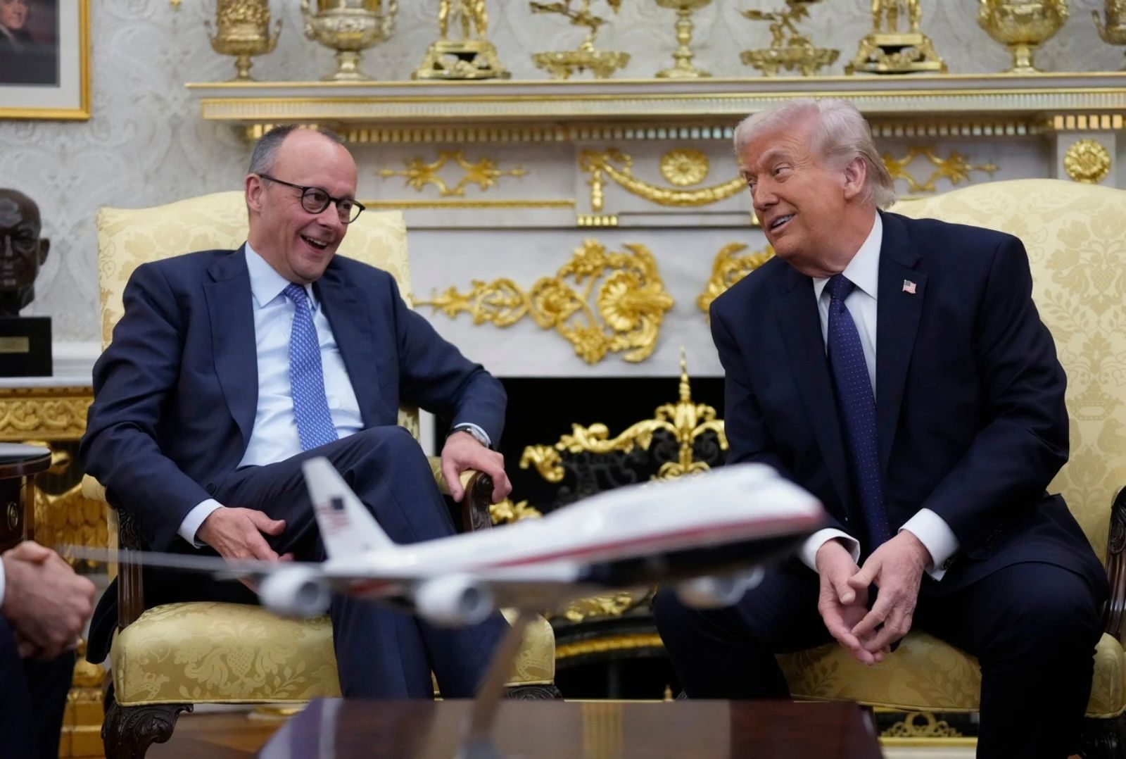 Donald Trump și Friedrich Merz. FOTO: Profimedia 