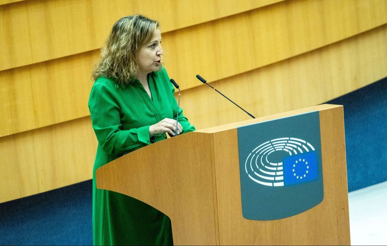 Lidera grupului S&D din Parlamentul European, Iratxe Garcia Perez. Foto: Profimedia