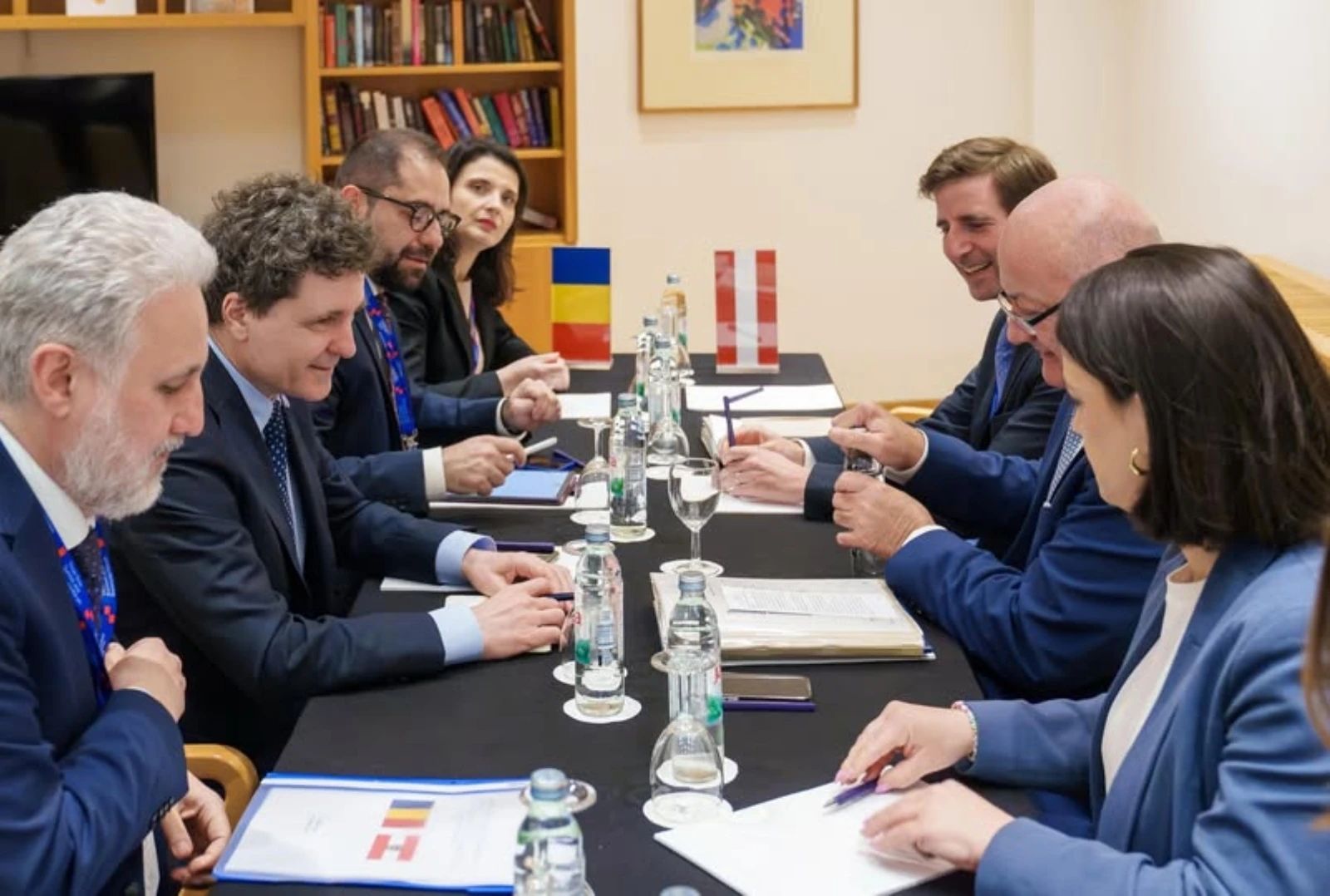 Președintele Nicușor Dan și cancelarul federal al Austriei. FOTO: Facebook