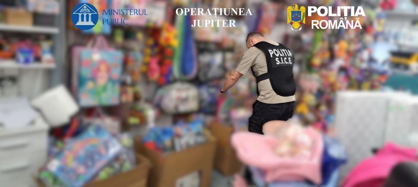 Captură uriașă în Suceava: detergent, haine și jucării contrafăcute