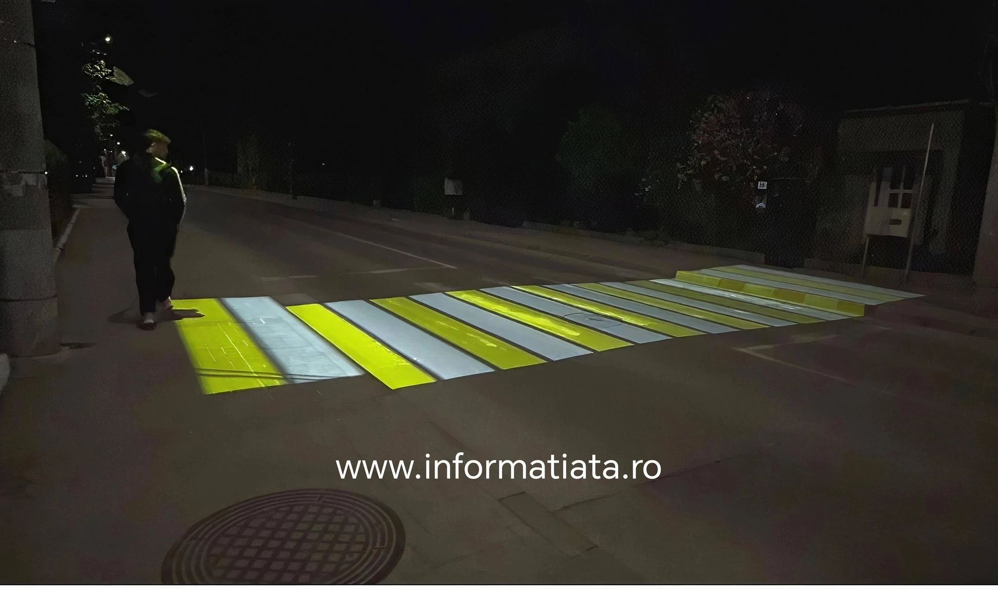 Treceri de pietoni semnalizate cu laser