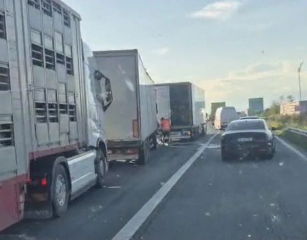 Accident pe Autostrada A1 București–Pitești
