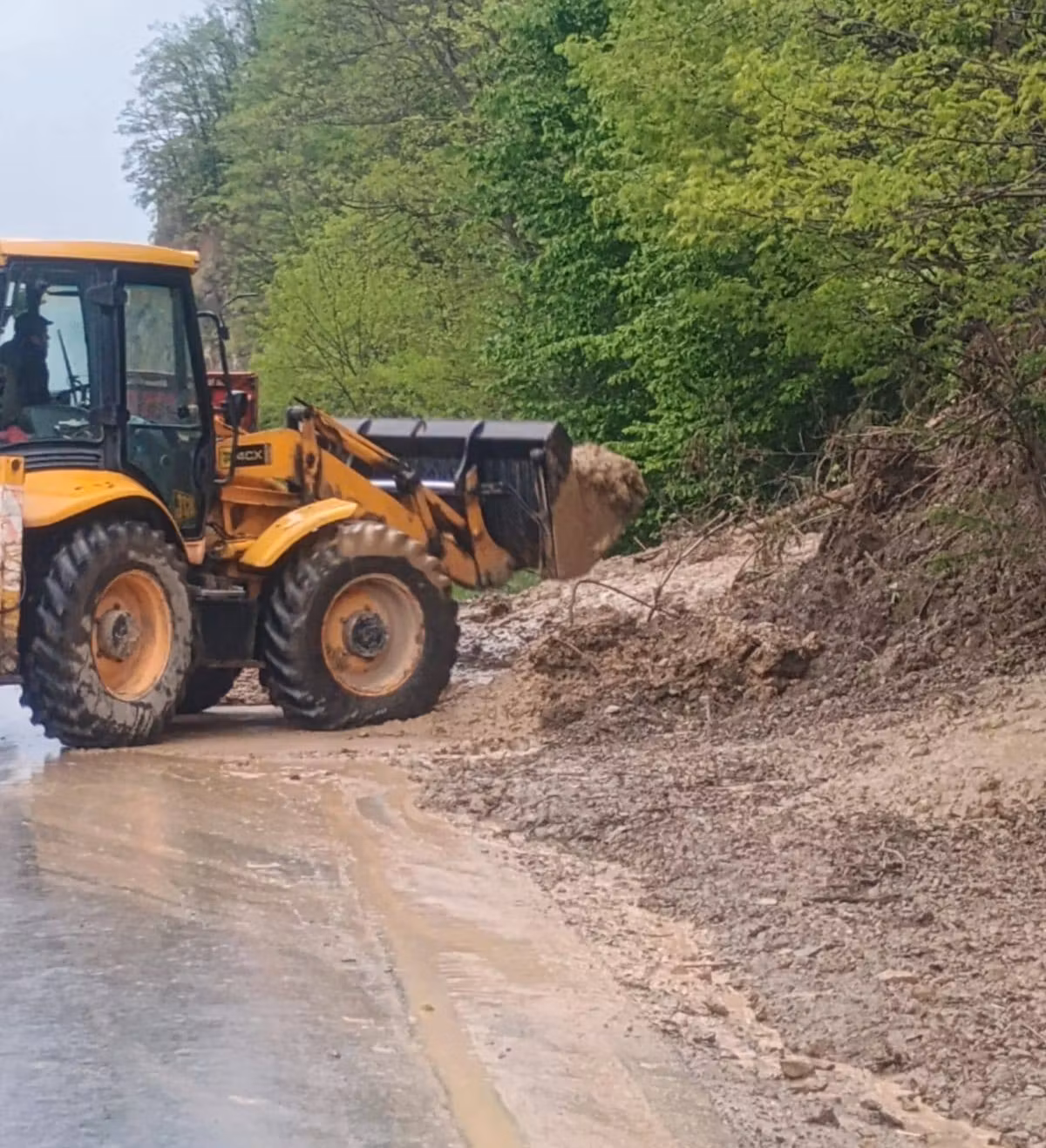 Alunecare teren Buzău/ Foto: Facebook DRPD Buzău
