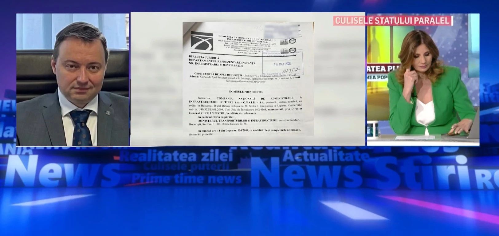Cristian Pistol, directorul CNAIR, acuzații la adresa lui Radu Miruță. Foto/Captură