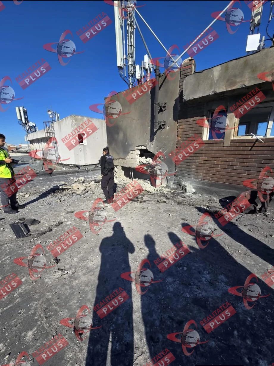 Imagini de la blocul afectat (Realitatea Plus)