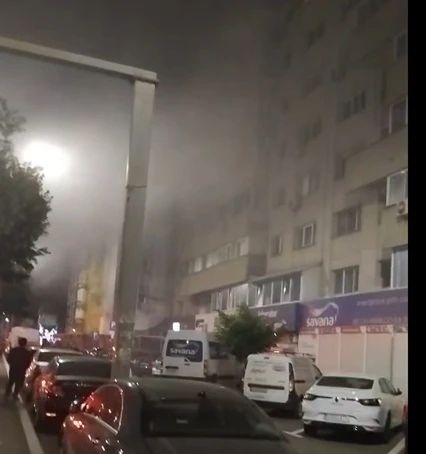 Incendiu Pantelimon/ Captură video 