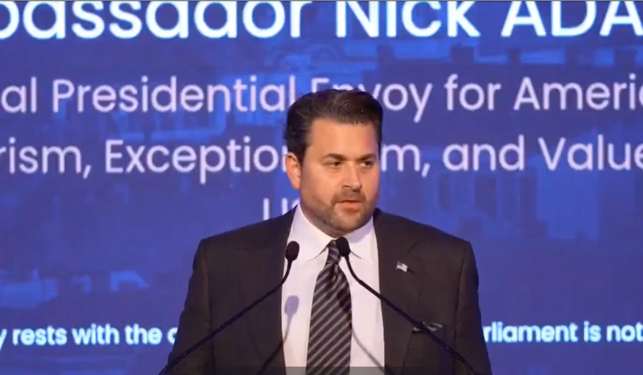 Nick Adams, secretar de stat în Administrația Trump