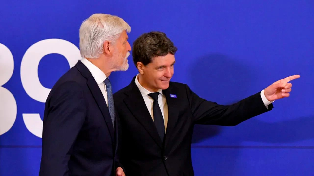 Nicușor Dan și președintele Cehiei Petr Pavel