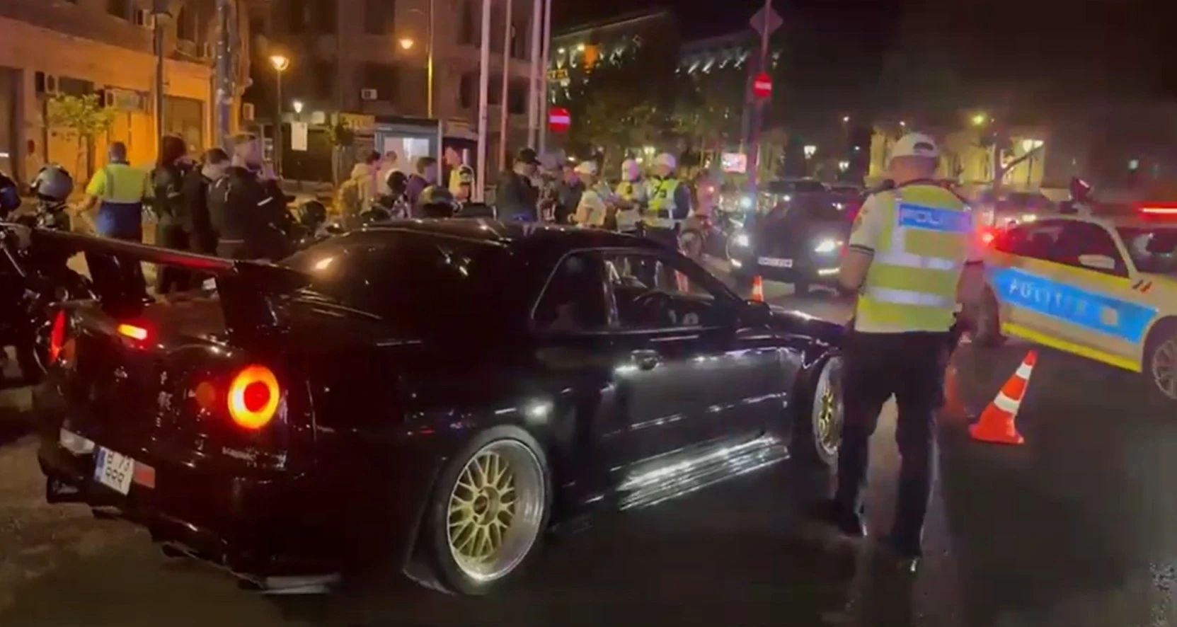 Razie de amploare Brigada Rutieră București și RAR. Foto/Captură video