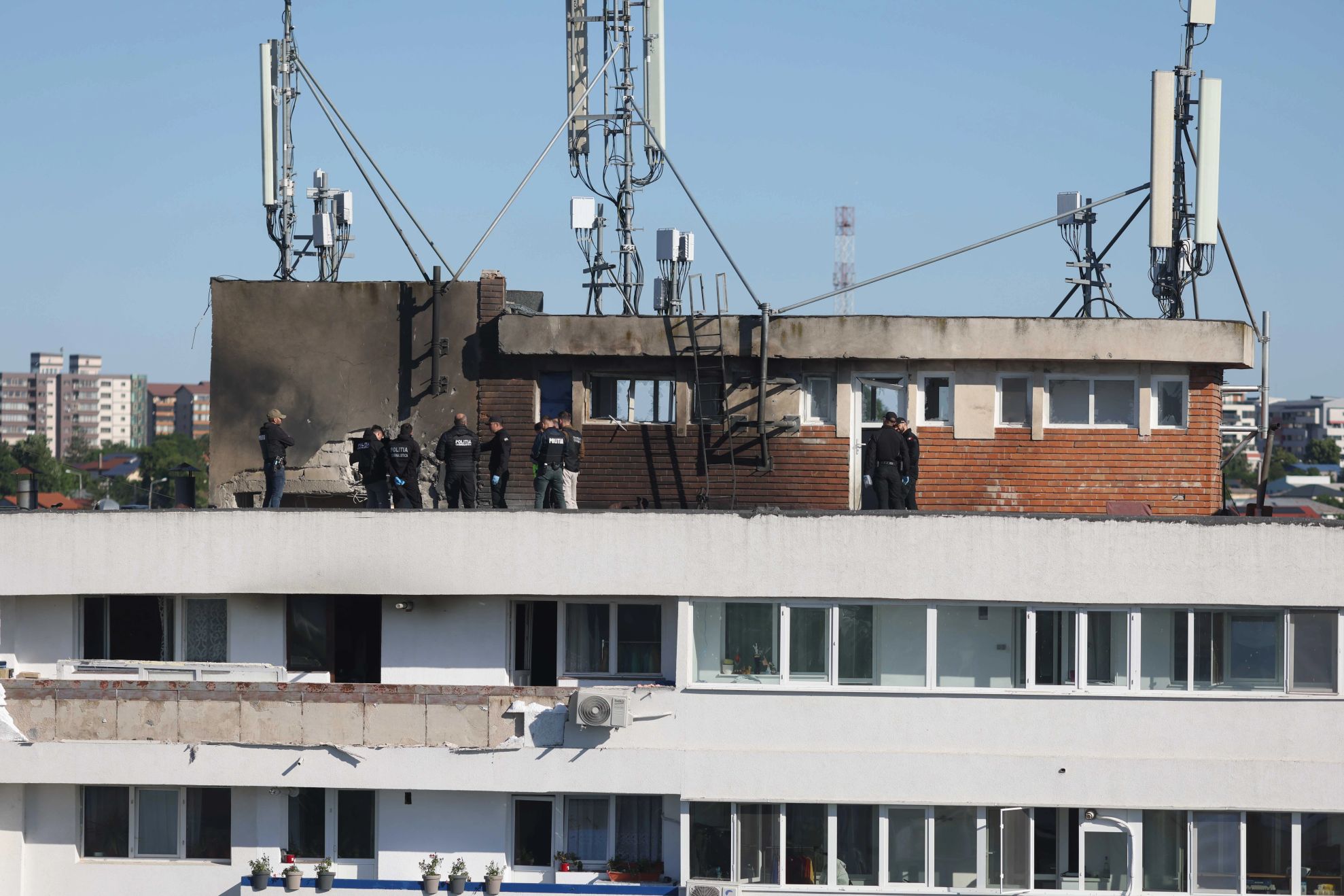 Urmările exploziei de la Galați (Inquam Photos/George Călin)