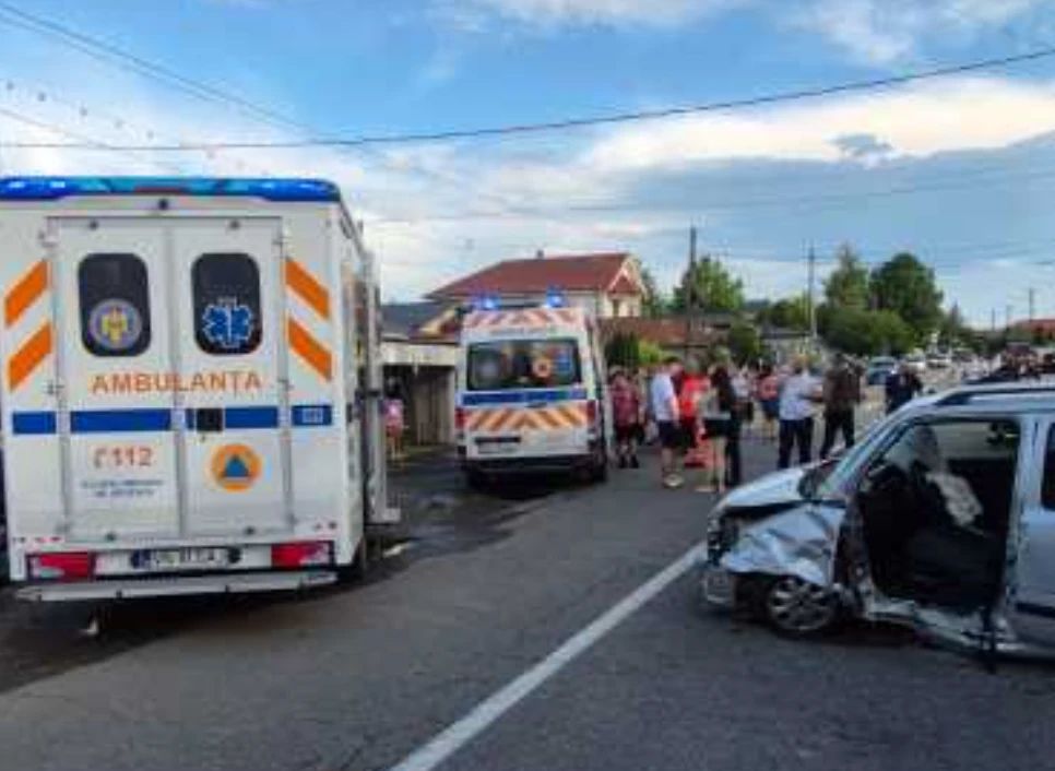Accident grav în Vrancea.