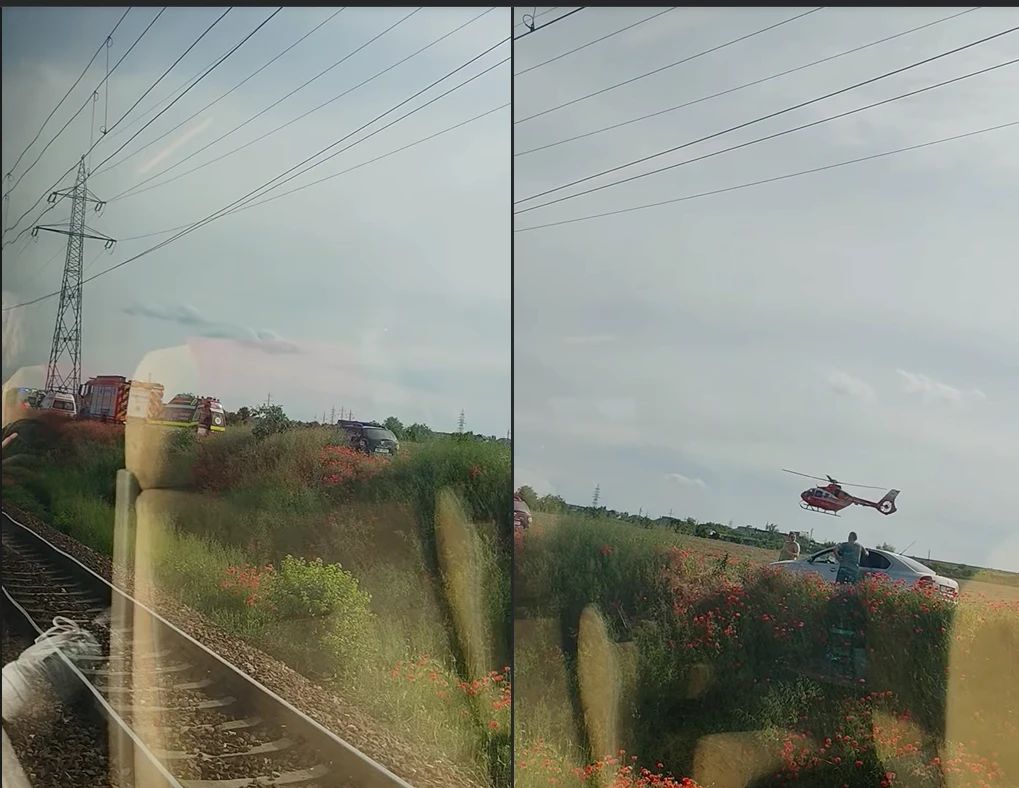 Accident feroviar grav, în apropiere de Fetești