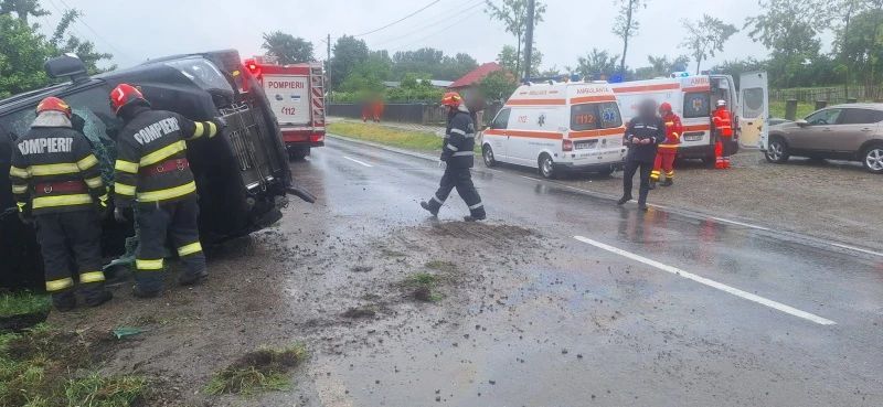 Accident în județul Suceava